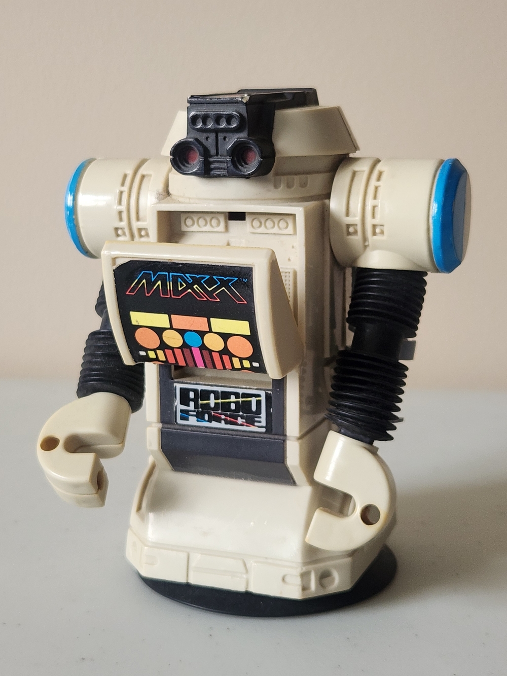 Vintage 1984 Robo Force Maxx Steele Robot Figure CBS Toys Retro 80s Toy